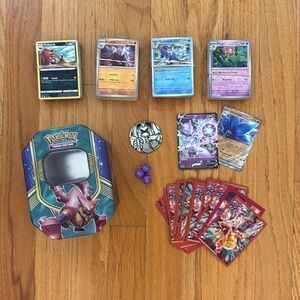 Fun jumbo pokemon card starter set!